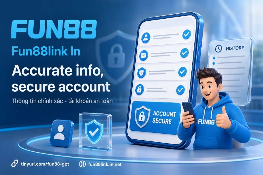 Xác minh danh tính KYC Fun88 — nghĩa vụ cung cấp thông tin thành viên