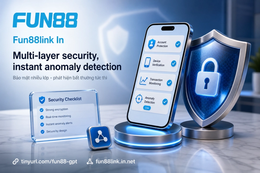 Bảo mật tài khoản Fun88 — TLS SSL và IOVATION phát hiện đăng nhập bất thường