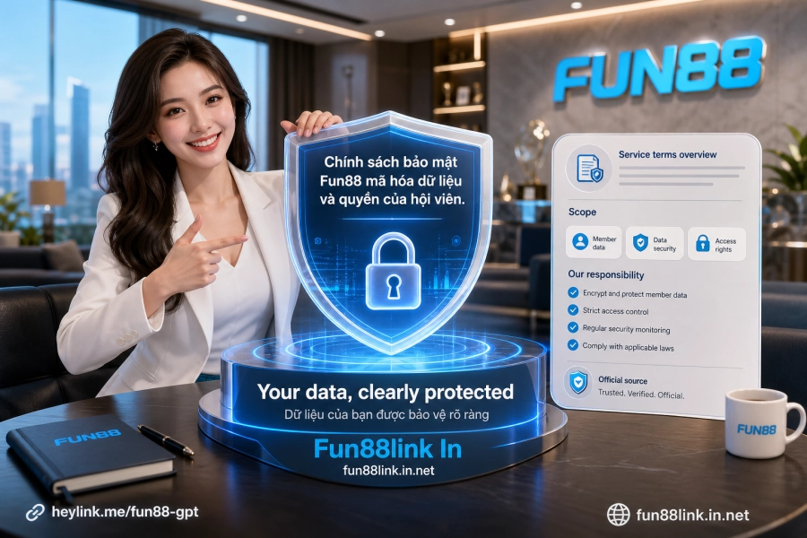 Chính sách bảo mật Fun88 quyền hội viên và mã hóa dữ liệu