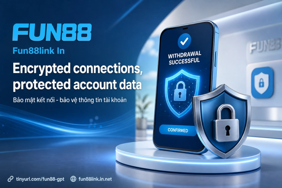 Bảo mật rút tiền Fun88 TLS SSL IOVATION giấy phép PAGCOR