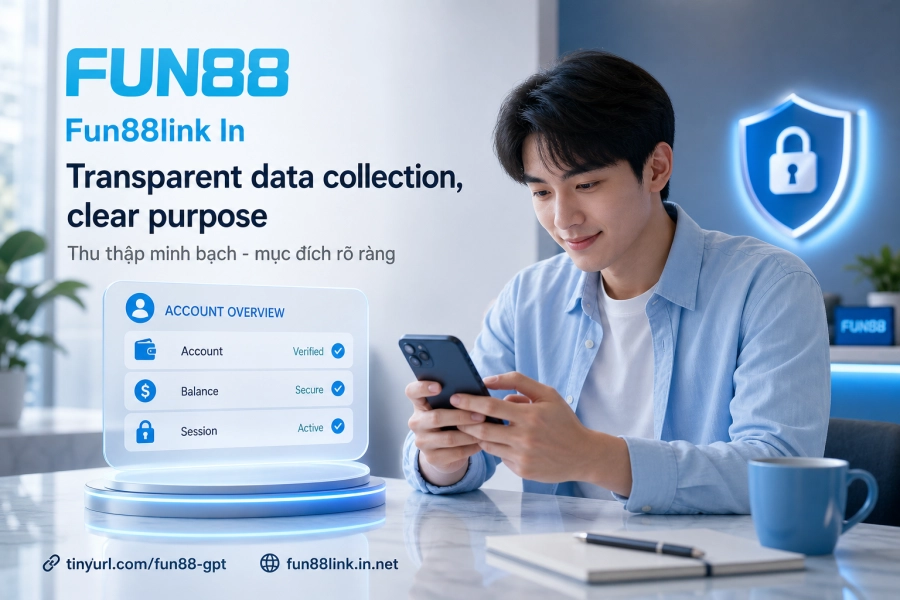 Dữ liệu cá nhân Fun88 thu thập và mục đích lưu trữ theo chính sách