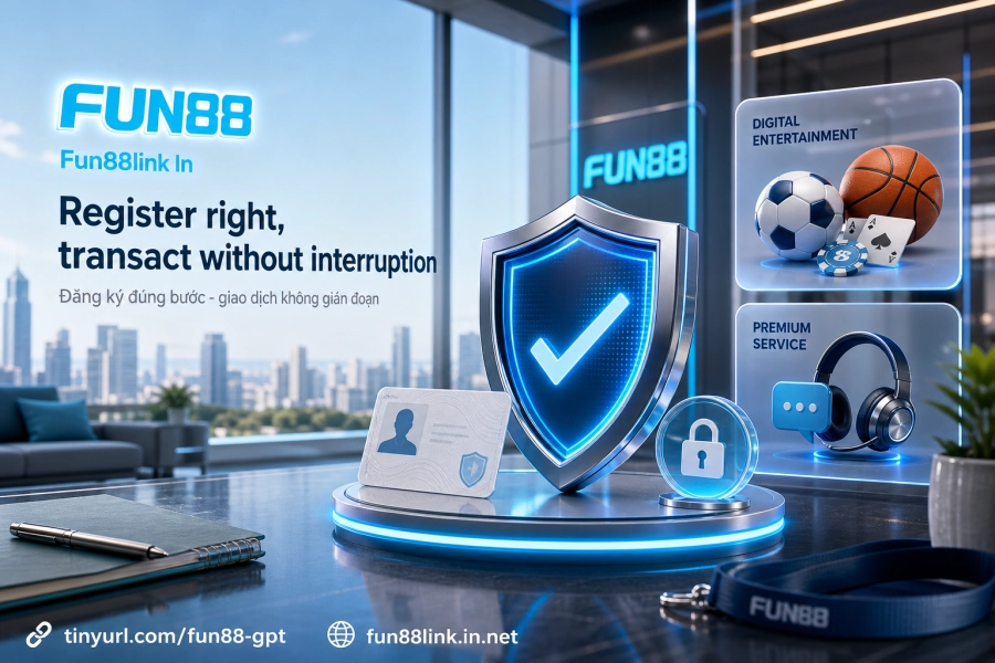 Hướng dẫn đăng ký Fun88 hoàn tất KYC và ưu đãi tân thủ 2026